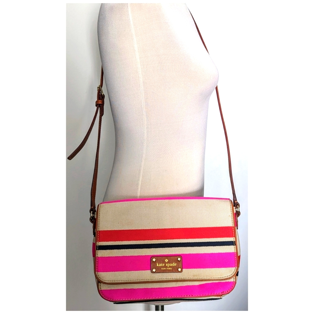 Kate Spade Fynn Striped Crossbody